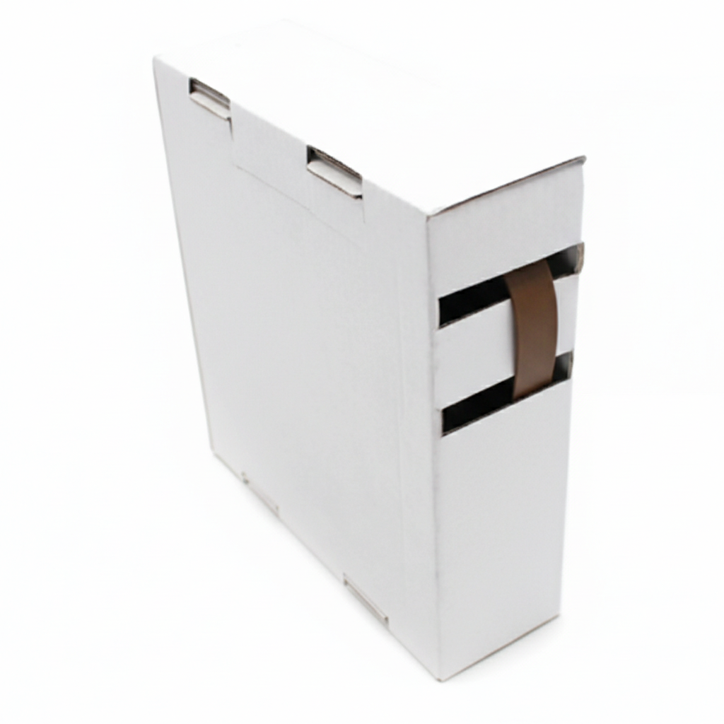 Krimpkous BRUIN, 1,1mm naar 0,5mm. Box 15m